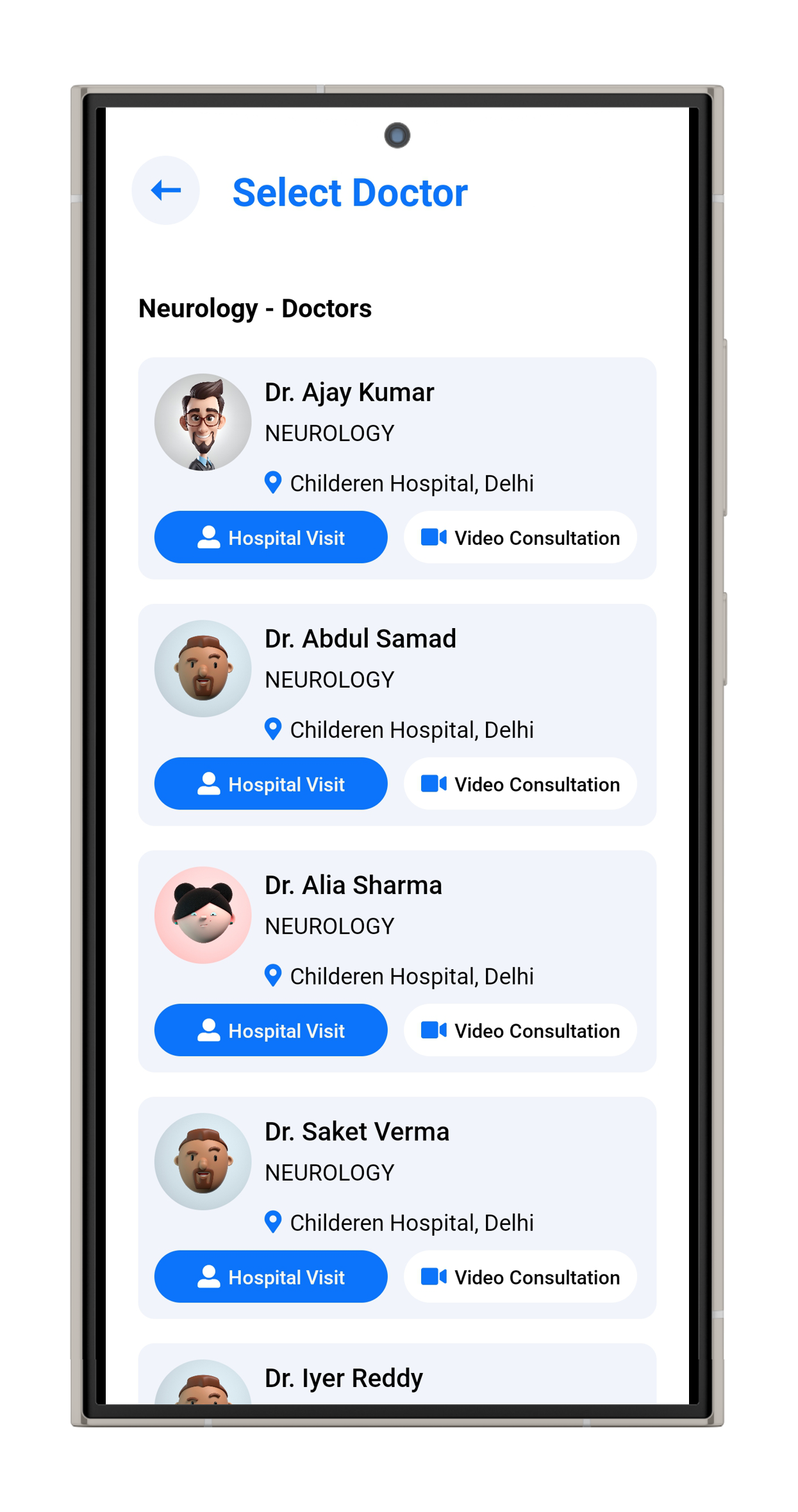 Doctor Appointment Booking App